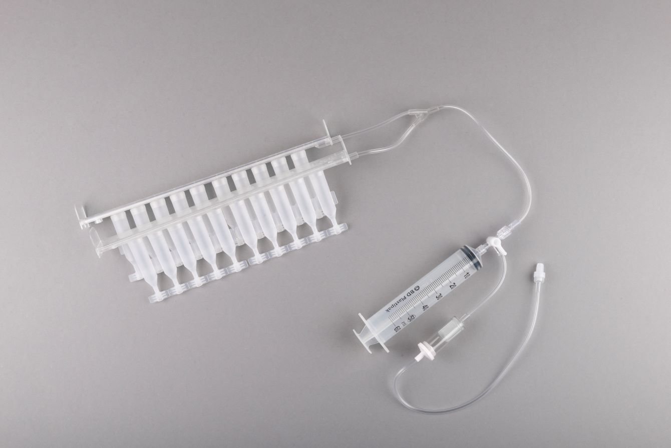 Production set for serum eye drops