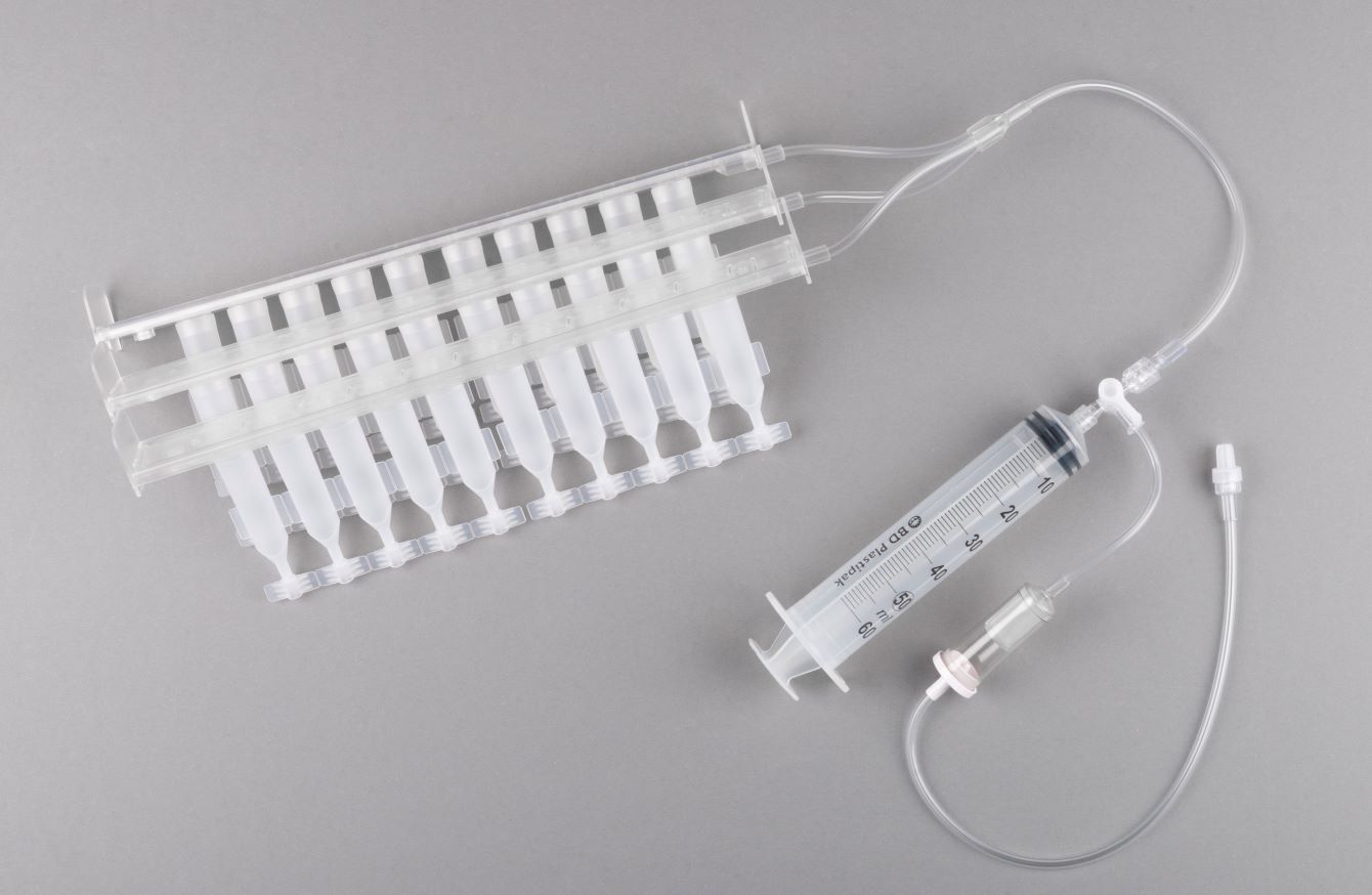 Production set for serum eye drops